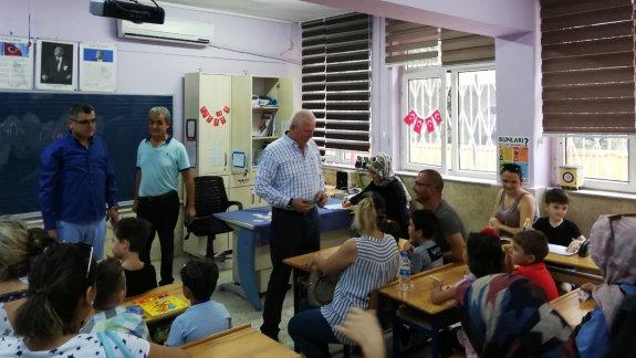 Okula Uyum Haftası Kapsamında İlçe Milli Eğitim Müdürümüzün Okul Gezileri Devam Ediyor