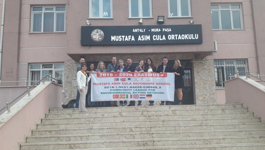Antalya Muratpaşa Mustafa Asım Cula Ortaokulu Erasmus  Okullararası Değişim Ortaklıkları