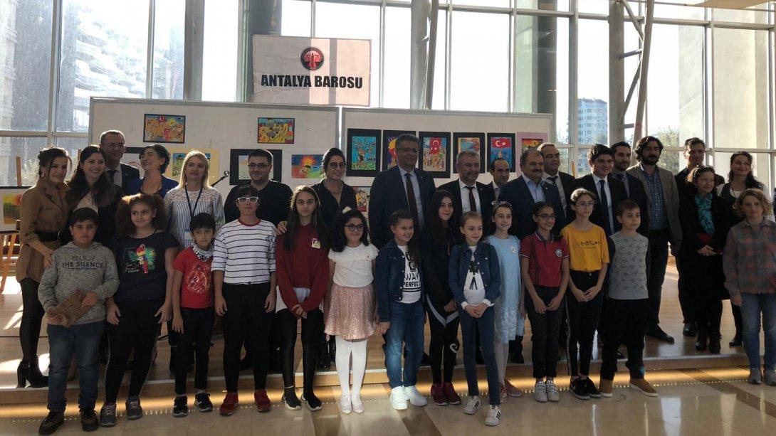 Antalya Barosu Çocuk Hakları Merkezi Resim Yarışması Düzenlendi